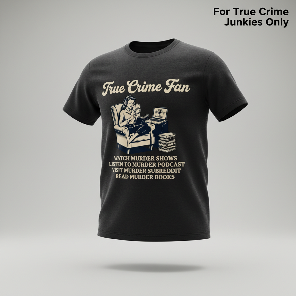 True Crime Fan T-Shirt_3d_float