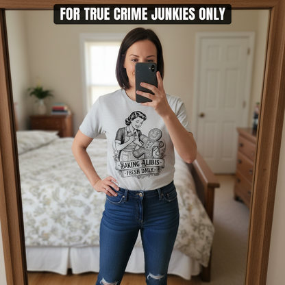 Baking Alibis T-Shirt_mirror_selfie