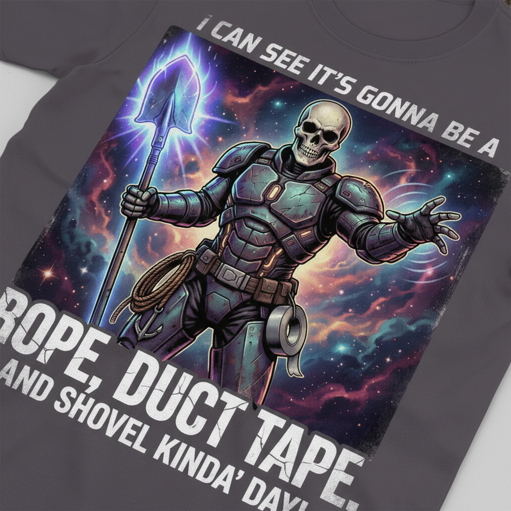 Rope, Duct Tape & Shovel T-Shirt_extreme_za