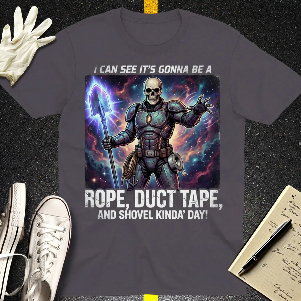 Rope, Duct Tape & Shovel T-Shirt_clean