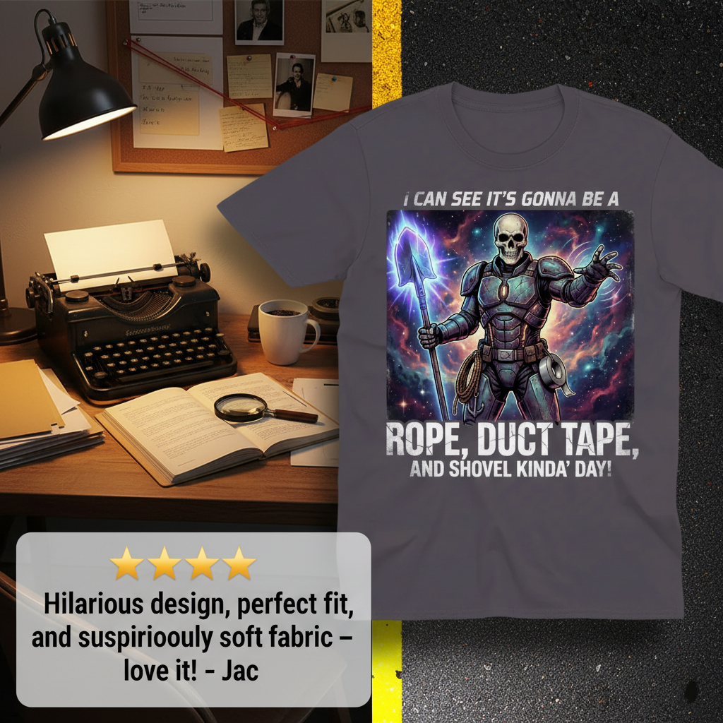 Rope, Duct Tape & Shovel T-Shirt_extreme_za