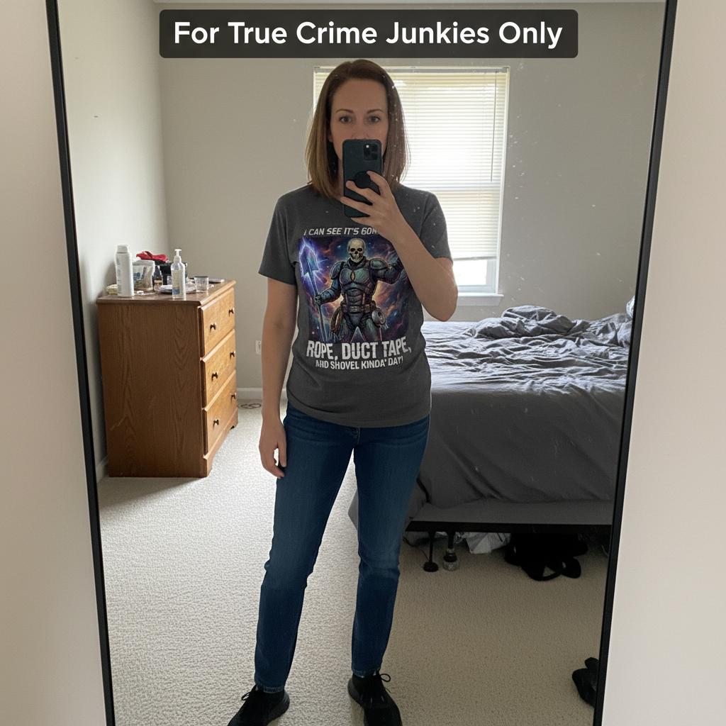 Rope, Duct Tape & Shovel T-Shirt_mirror_selfie