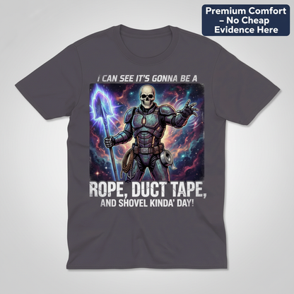 Rope, Duct Tape & Shovel T-Shirt_clean