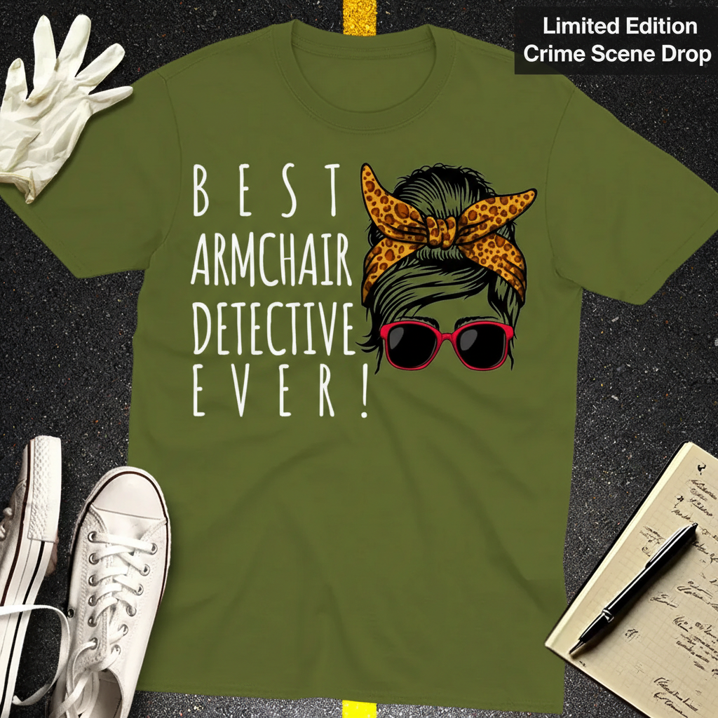 Messy Bun Detective T-Shirt_fold_tilt