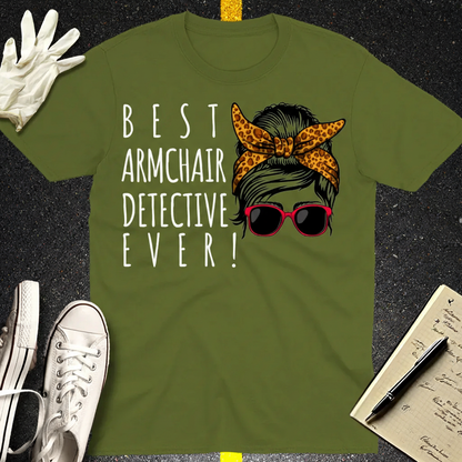 Messy Bun Detective T-Shirt_clean