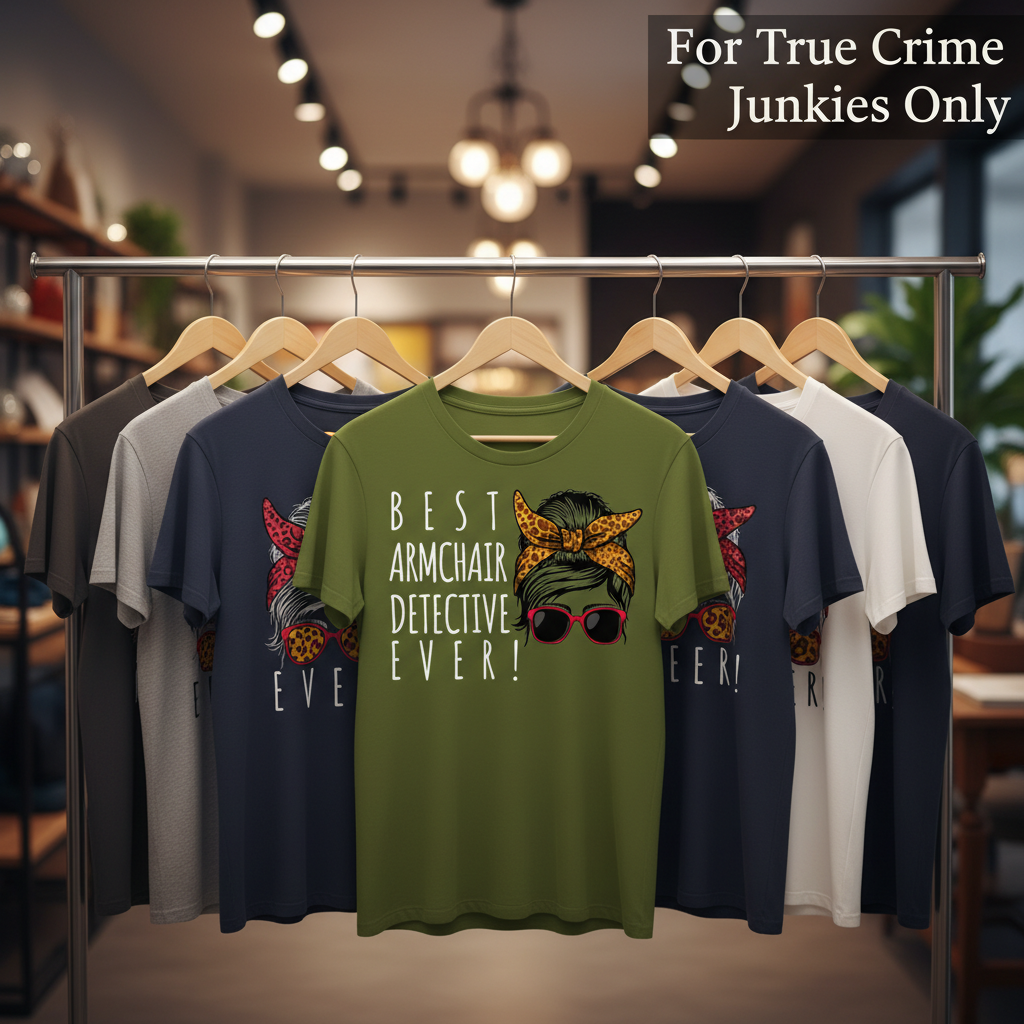 Messy Bun Detective T-Shirt_boutique_rack