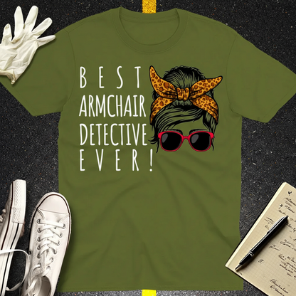 Messy Bun Detective T-Shirt_extreme_za