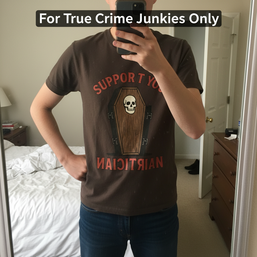 Support Your Mortician T-Shirt_mirror_selfie