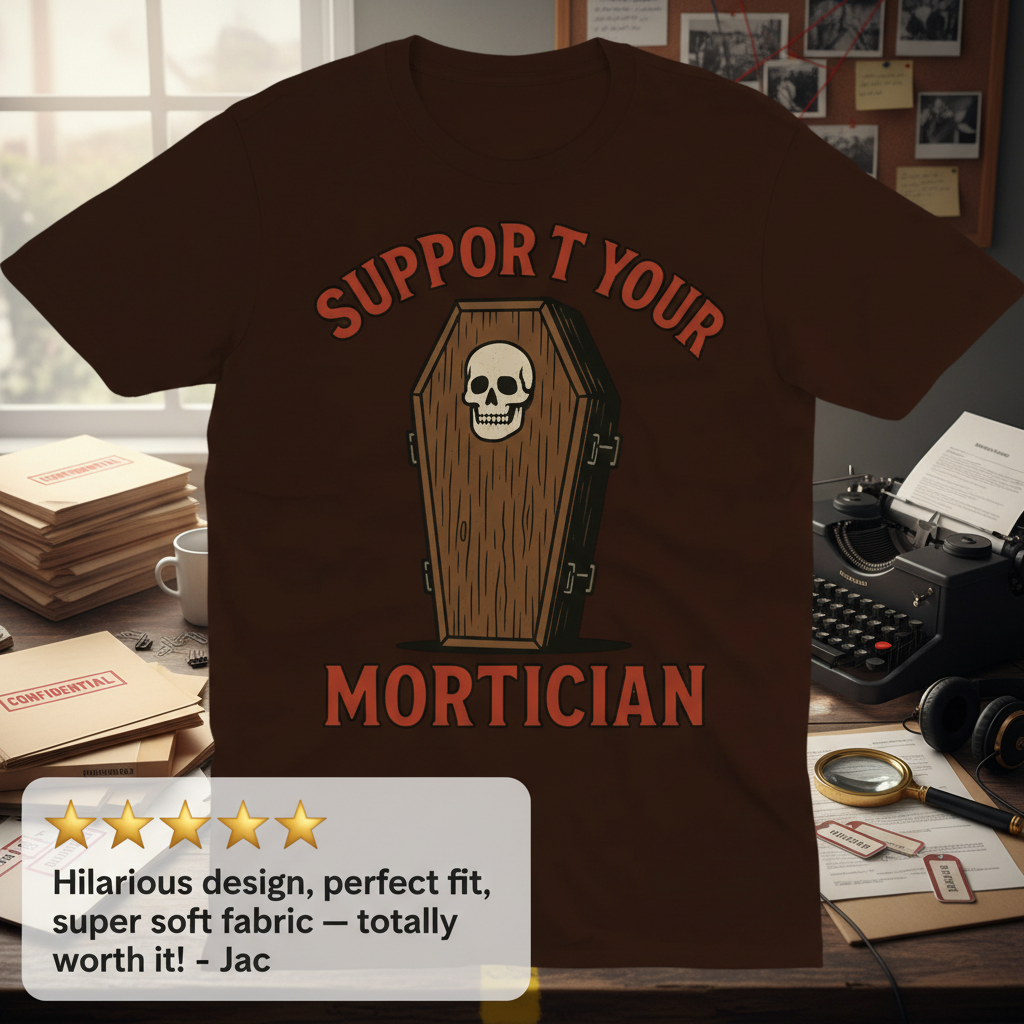 Support Your Mortician T-Shirt_extreme_za