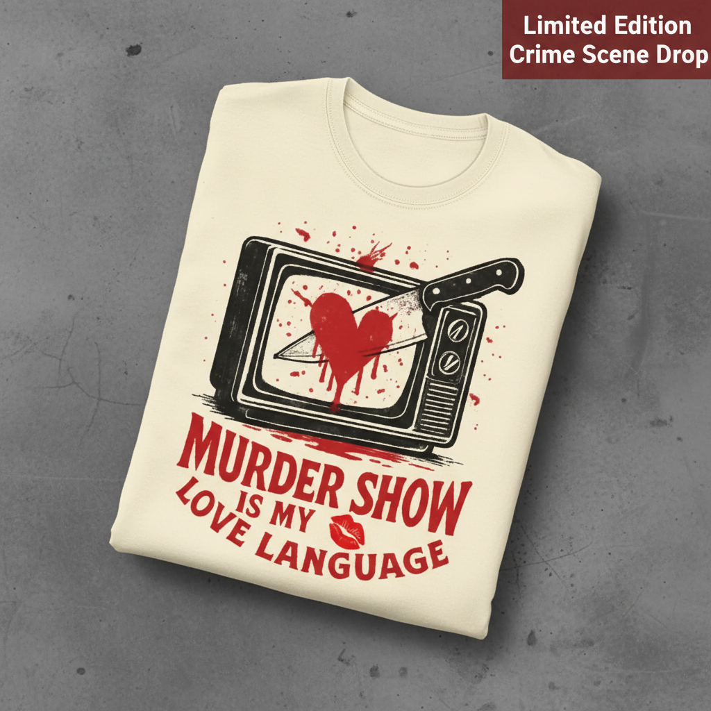 Murder Show Love Language T-Shirt_fold_tilt