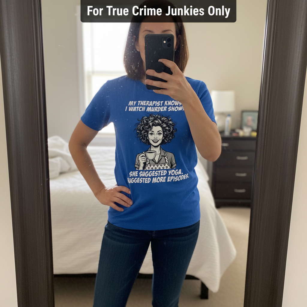 Murder Shows & Coffee T-Shirt_mirror_selfie