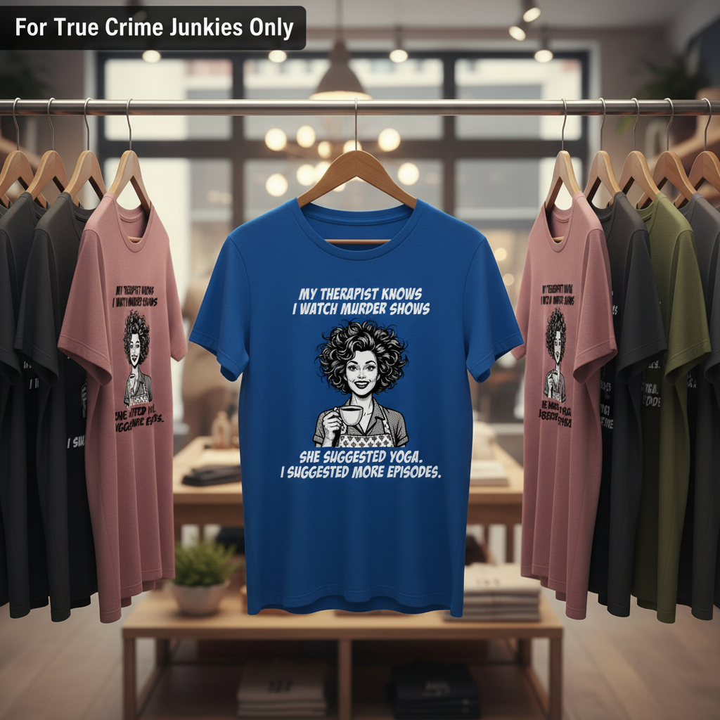 Murder Shows & Coffee T-Shirt_boutique_rack