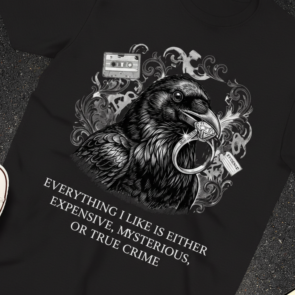 True Crime Raven T-Shirt_extreme_za