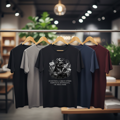 True Crime Raven T-Shirt_boutique_rack