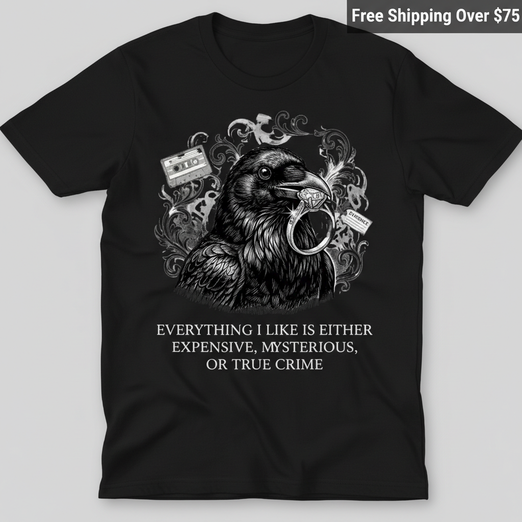 True Crime Raven T-Shirt_clean