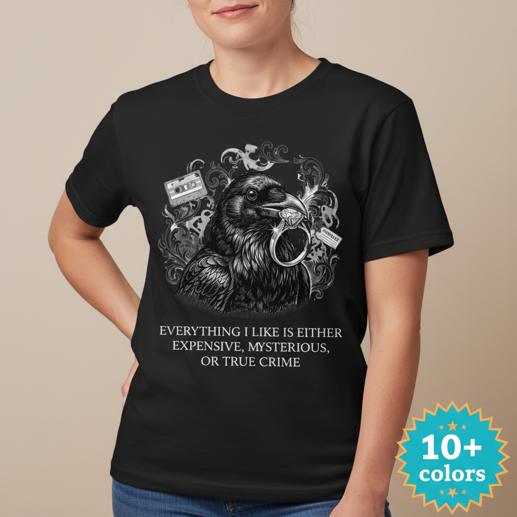 True Crime Raven T-Shirt_badge