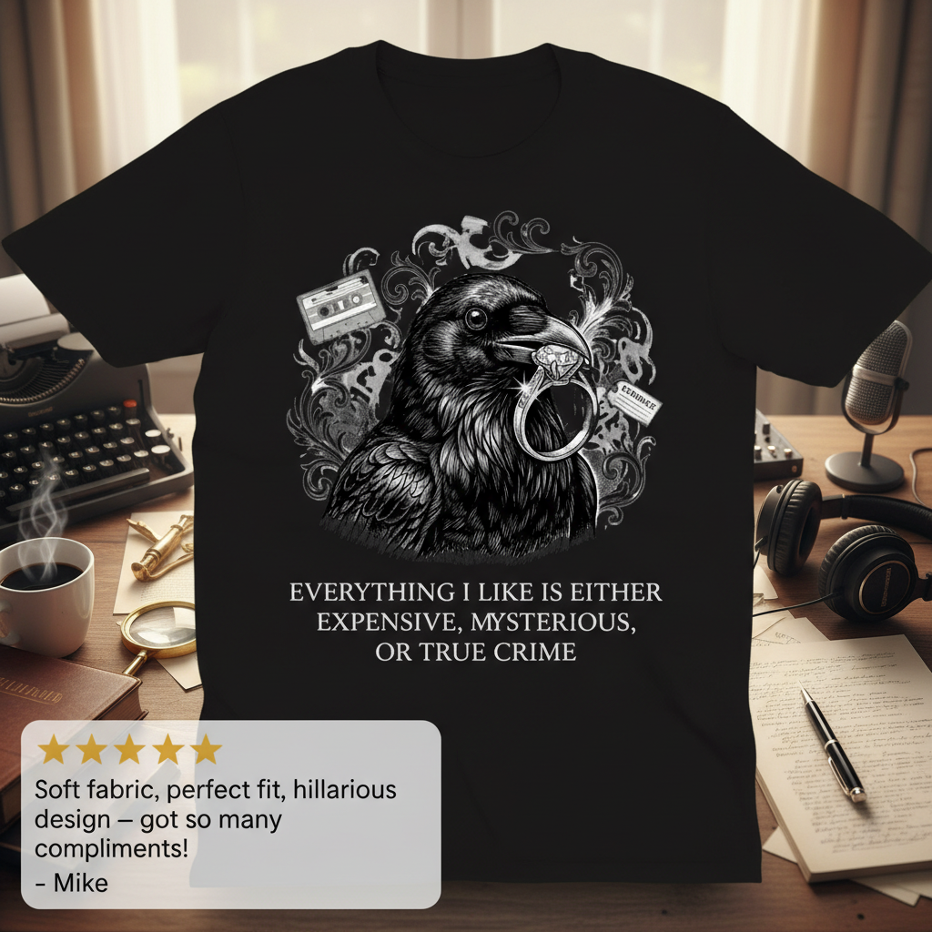 True Crime Raven T-Shirt_extreme_za