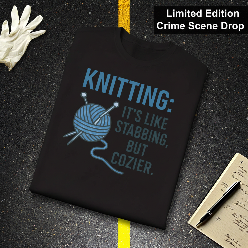 Stabby but Cozy Knitting T-Shirt_fold_tilt