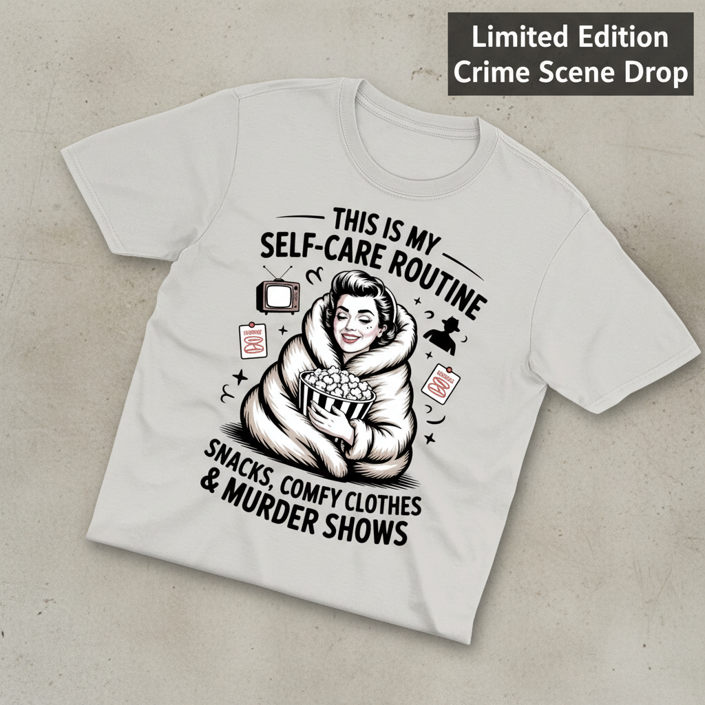 Murder Show Self-Care T-Shirt_fold_tilt