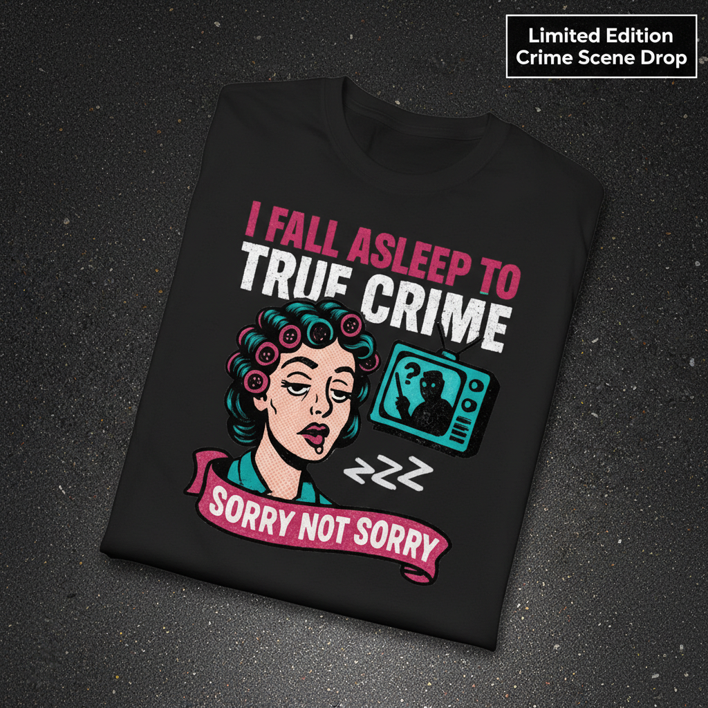 True Crime Sleep Club T-Shirt_fold_tilt