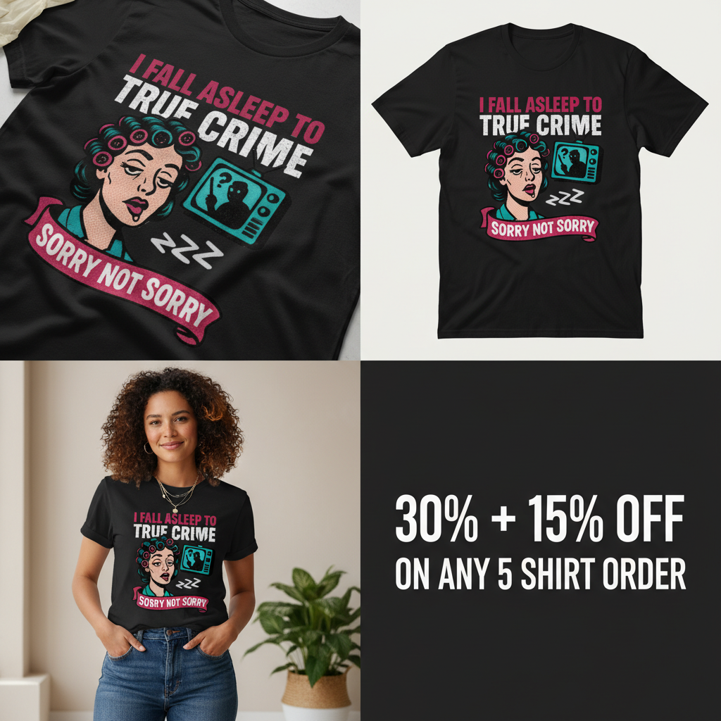 True Crime Sleep Club T-Shirt_4_panel