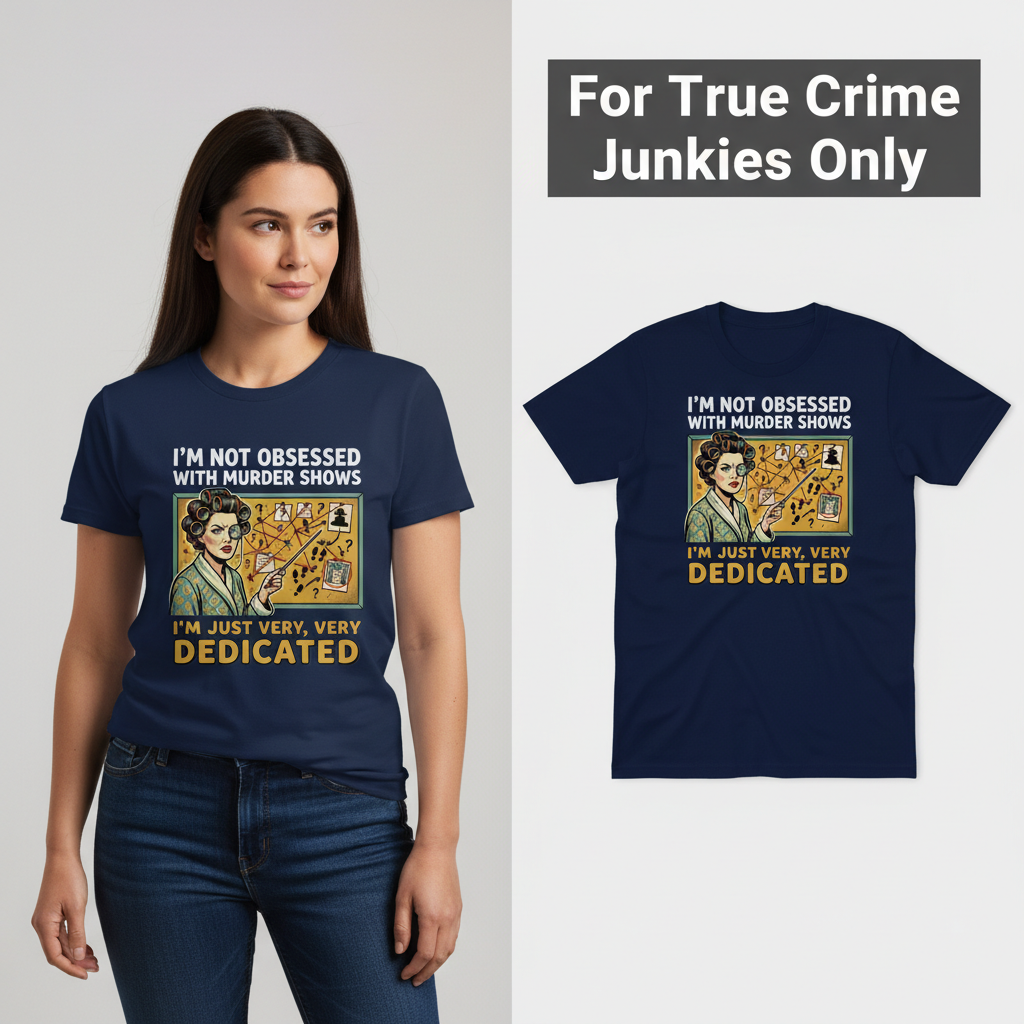 Murder Mystery Dedication T-Shirt_model_flat