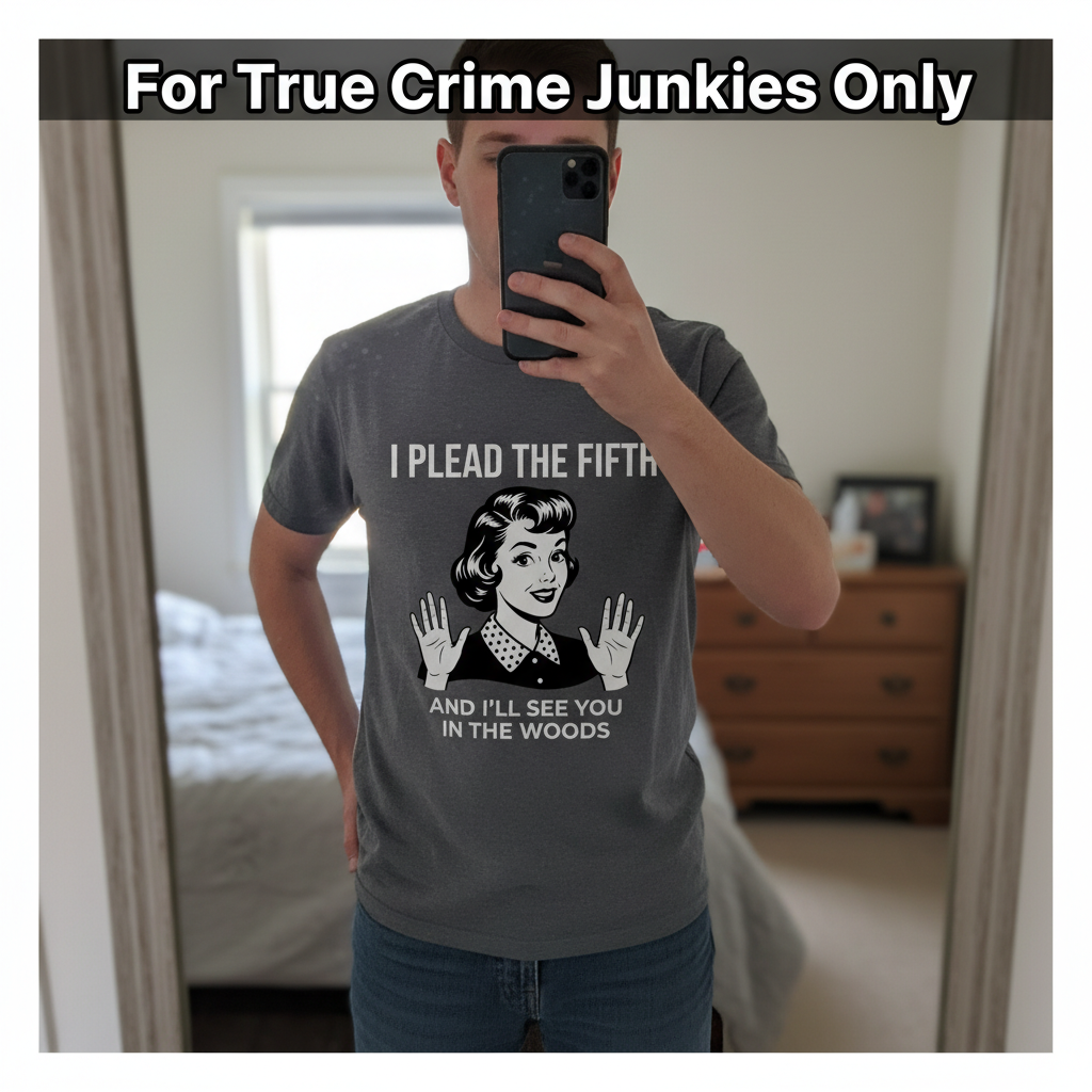 Plead the Fifth Retro T-Shirt_mirror_selfie