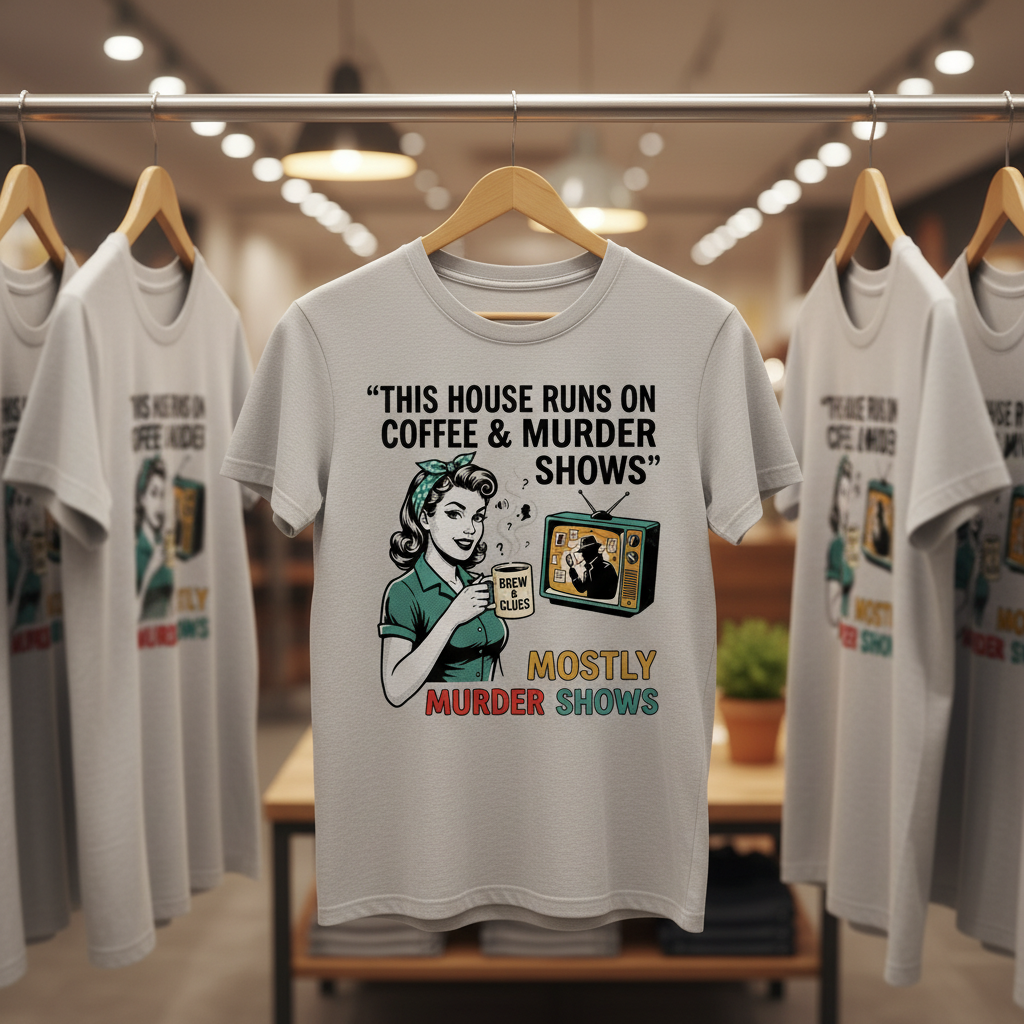 Coffee & Murder Shows T-Shirt_boutique_rack
