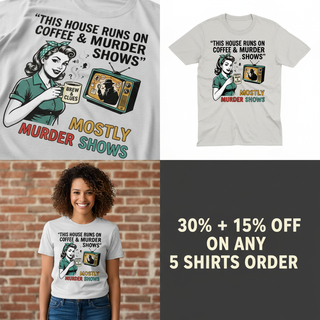 Coffee & Murder Shows T-Shirt_4_panel