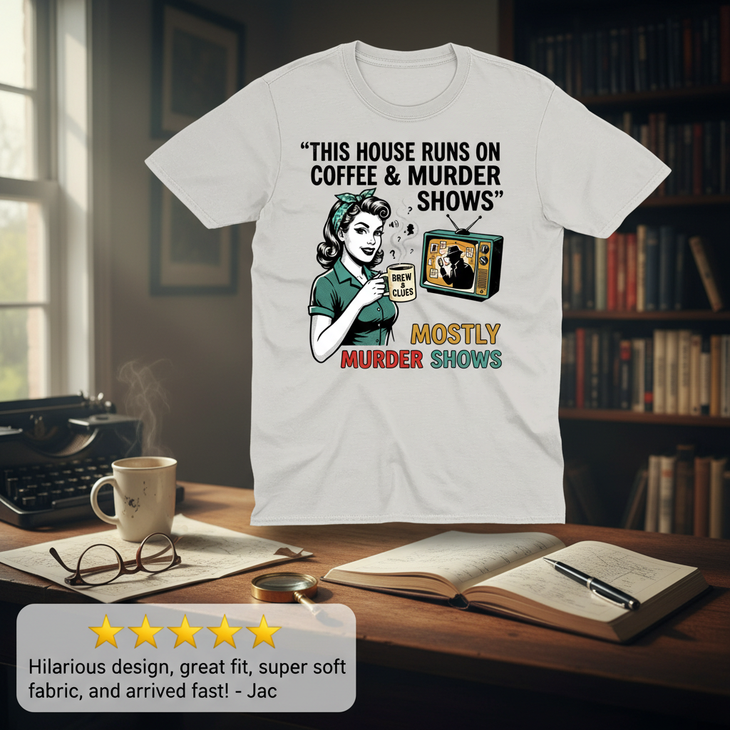 Coffee & Murder Shows T-Shirt_extreme_za