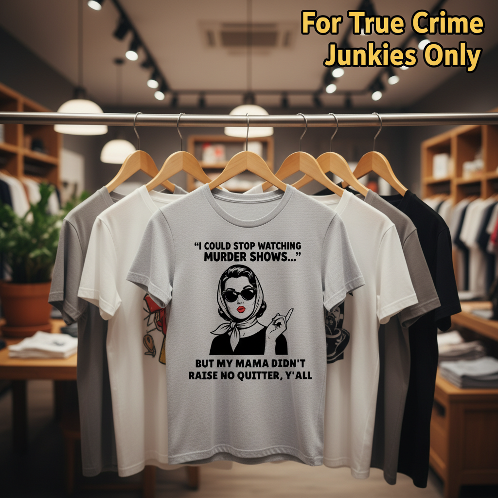 Murder Shows & Mama Raised Right T-Shirt_boutique_rack