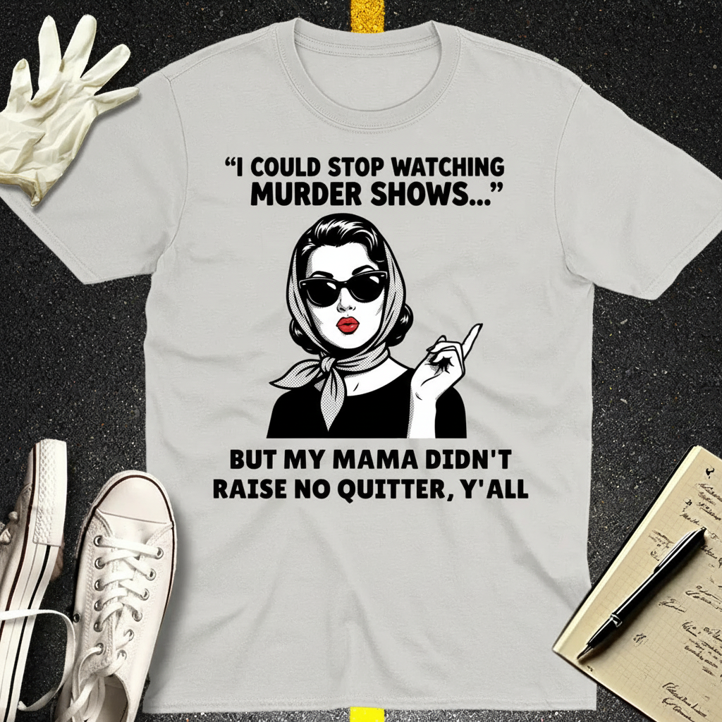 Murder Shows & Mama Raised Right T-Shirt_extreme_za
