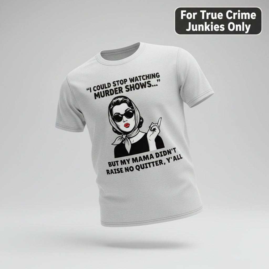 Murder Shows & Mama Raised Right T-Shirt_3d_float