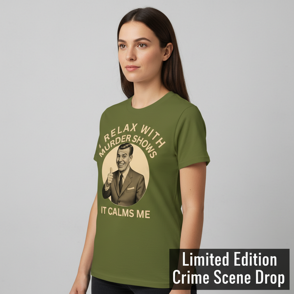 Murder Shows Calm Me T-Shirt__space
