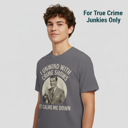 Crime Show Therapy T-Shirt__hero