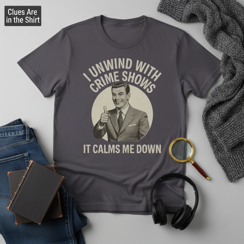 Crime Show Therapy T-Shirt__pair