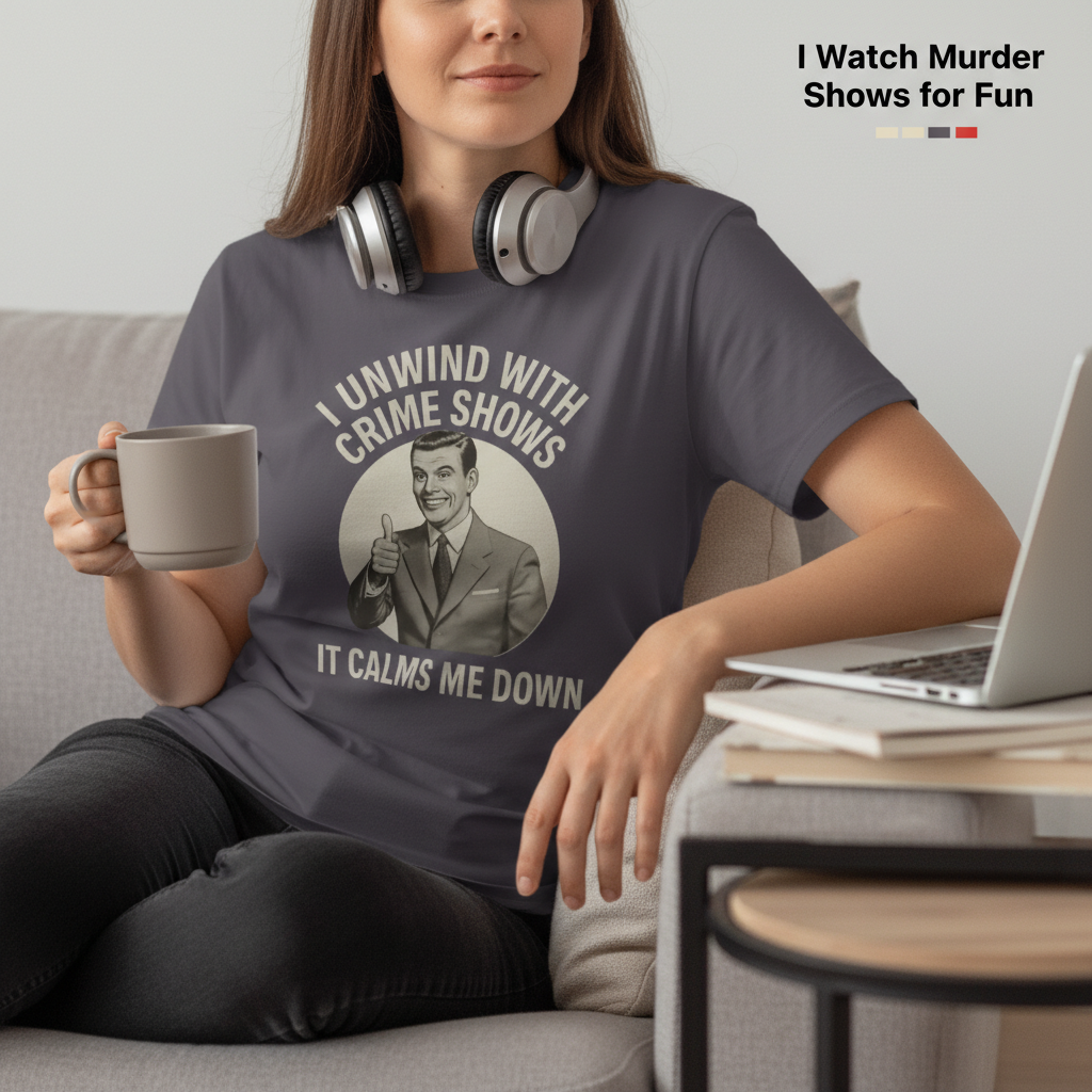 Crime Show Therapy T-Shirt__use
