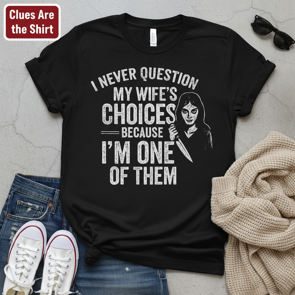 Wife's Choices Killer Humor T-Shirt__pair