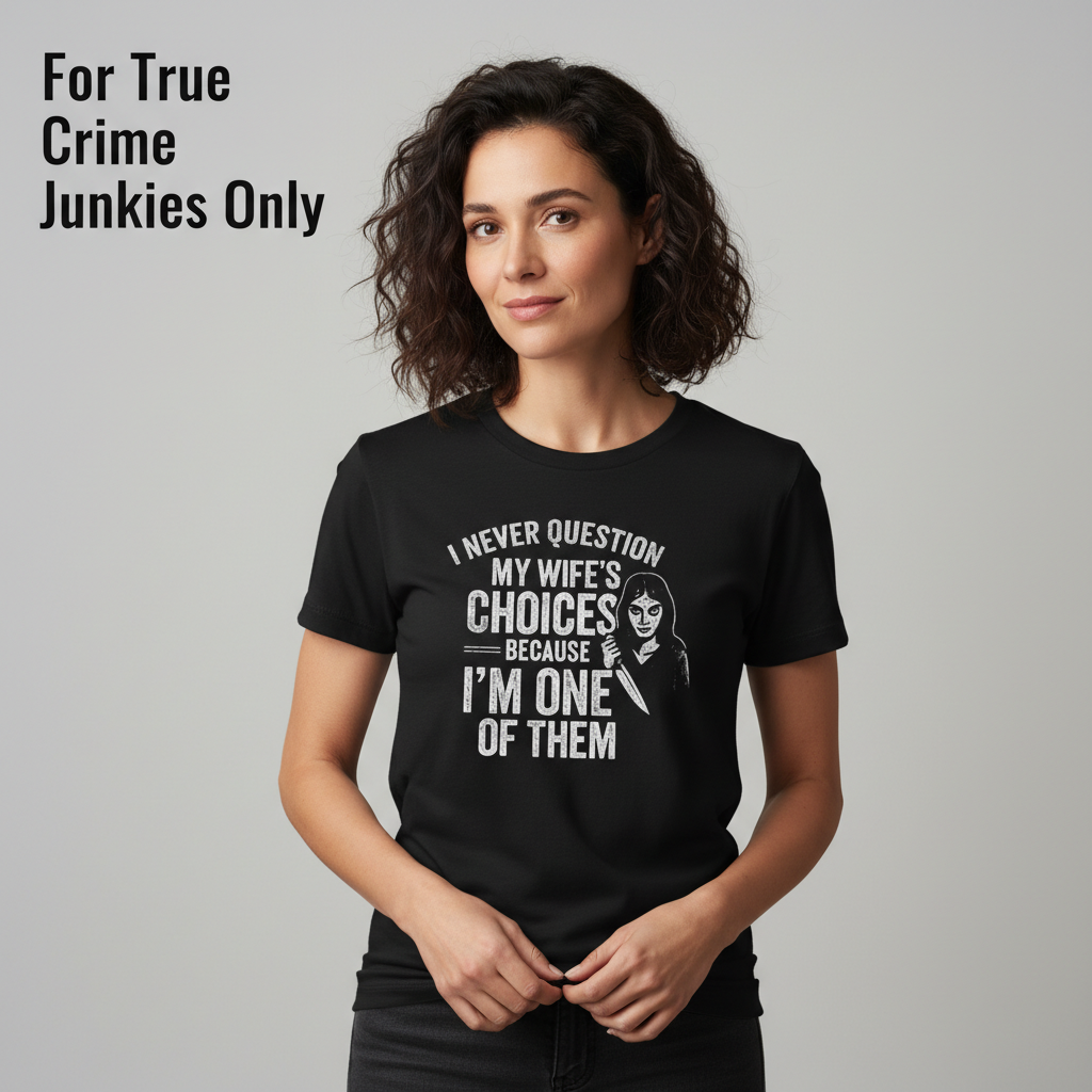 Wife's Choices Killer Humor T-Shirt__hero