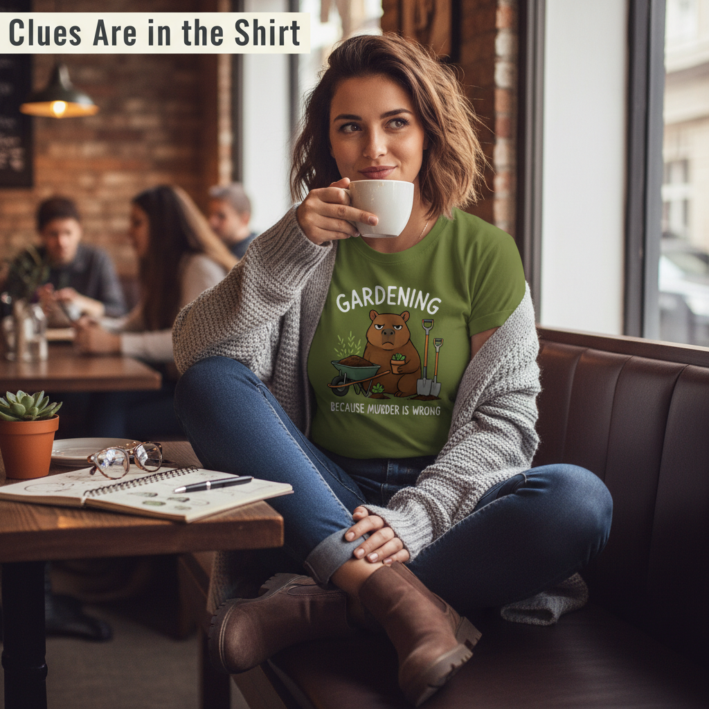 Gardening Bear Justice T-Shirt__pair