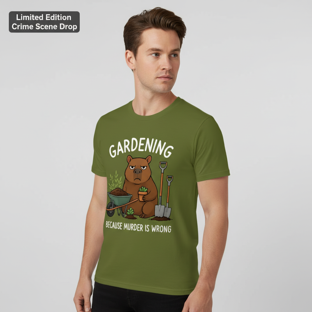 Gardening Bear Justice T-Shirt__benefit
