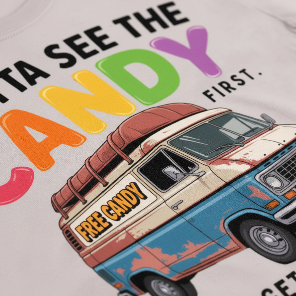 I Gotta See The Candy T-Shirt__detail