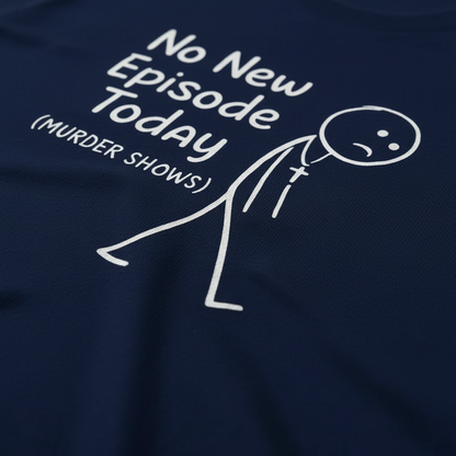 No New Episode Sad Stickman T-Shirt__detail