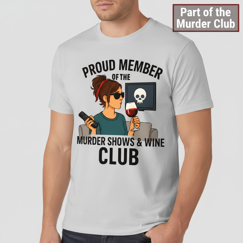 Murder Shows & Wine Club T-Shirt__hero