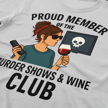 Murder Shows & Wine Club T-Shirt__detail