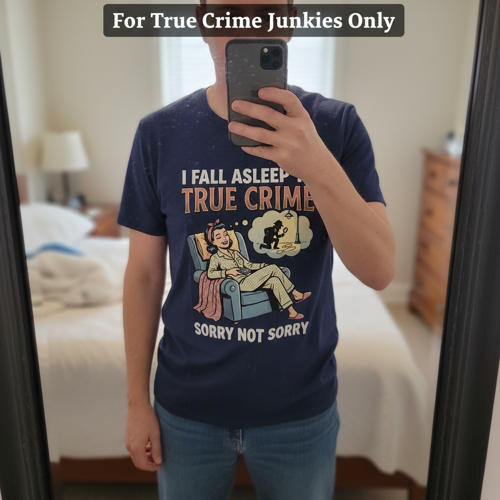 True Crime Dreams T-Shirt_mirror_selfie