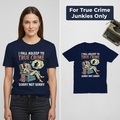 True Crime Dreams T-Shirt_model_flat
