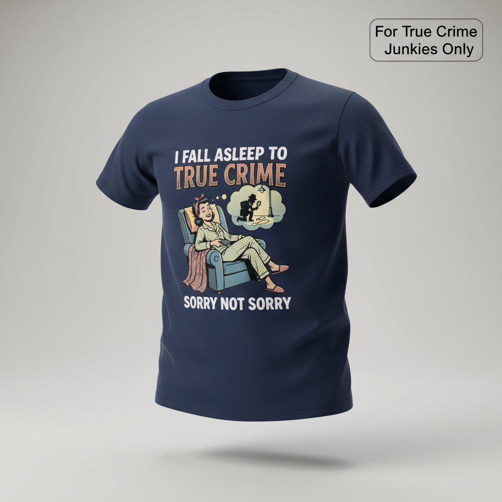 True Crime Dreams T-Shirt_3d_float