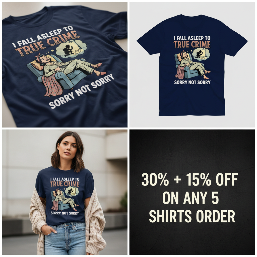 True Crime Dreams T-Shirt_4_panel