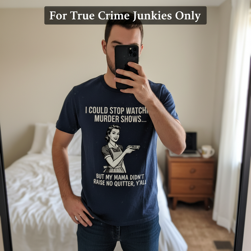 Mama Raised No Quitter T-Shirt_mirror_selfie